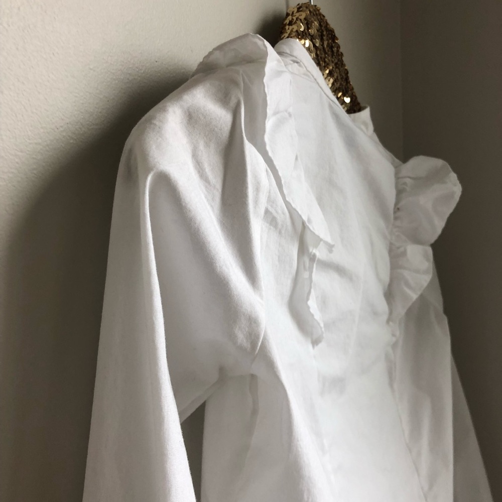 Banana Republic Riley Ruffle Front Shirt - Picture 5 of 8